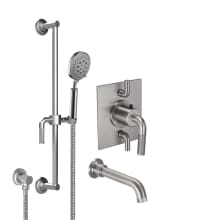 Descanso Tub and Shower Trim Package with 2 GPM Multi Function Shower Head