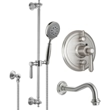 Montecito Tub and Shower Trim Package with 2 GPM Multi Function Shower Head