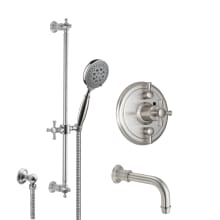 Miramar Tub and Shower Trim Package with 1.8 GPM Multi Function Shower Head