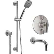 Tiburon Tub and Shower Trim Package with 2.5 GPM Multi Function Shower Head