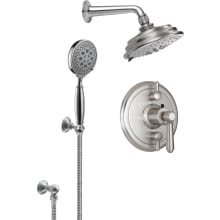 Montecito Thermostatic Shower System with Shower Head, Hand Shower, Shower Arm, Hose, and Valve Trim