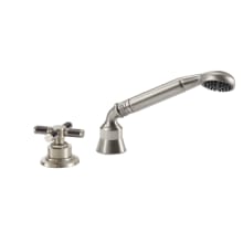 Descanso 1.8 GPM Single Function Hand Shower with Carbon Fiber Cross Handle