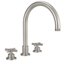 Descanso Deck Mounted Roman Tub Filler with Knurled Cross Handles