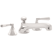 Monterey Deck Mounted Roman Tub Filler with Double Lever Handles - Rough In Sold Separately