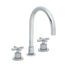 Tiburon Deck Mounted Roman Tub Filler with Double Cross Handles - Rough In Sold Separately