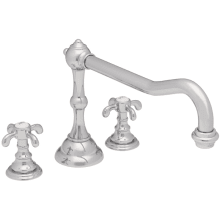 Humboldt Deck Mounted Roman Tub Filler with Double Cross Handles - Rough In Sold Separately