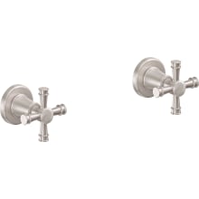 Trousdale Traditional Valve Trim Only with Dual Cross Handles - Less Rough In