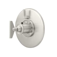 Steampunk Bay Thermostatic Valve Trim Only with Double Blade Handle and Integrated Volume Control - Less Rough In