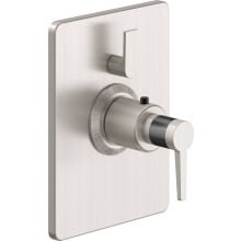 D Street Thermostatic Valve Trim Only with Dual Lever Handles and Volume Control - Less Rough In