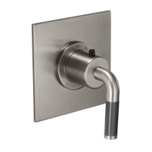 Descanso Thermostatic Valve Trim Only with Single Carbon Fiber Lever Handle - Less Rough In