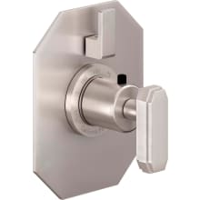 Doheny Thermostatic Valve Trim Only with Dual Lever Handles and Volume Control - Less Rough In