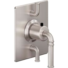 Trousdale Thermostatic Valve Trim Only with Triple Lever Handles and Volume Control - Less Rough In