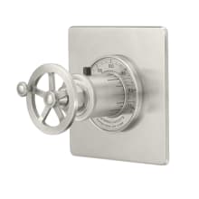 Steampunk Bay Thermostatic Valve Trim Only with Single Wheel Handle - Less Rough In