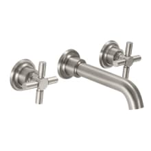 Descanso 1.2 GPM Wall Mounted Widespread Vessel Faucet with Cross Handles