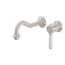 Cardiff 1.2 GPM Wall Mounted Vessel Widespread Bathroom Faucet