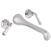 Monterey 1.2 GPM Wall Mounted Bathroom Faucet with Double Handles