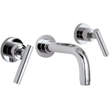 Montara 1.2 GPM Wall Mounted Bathroom Faucet with Double Handles
