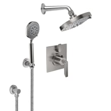Rincon Bay Thermostatic Shower System with Shower Head, Hand Shower, Shower Arm, Hose, and Valve Trim