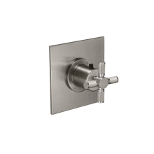 Descanso Thermostatic Valve Trim Only with Single Knurled Cross Handle - Less Rough In