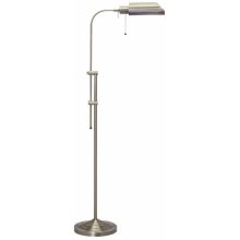 100 Watt 57.5" Metal Pharmacy Floor Lamp with Adjustable Pole, On/Off Switch and Metal Shade