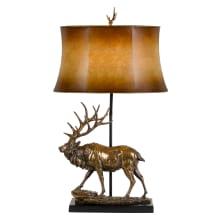 Lodge Trophy Deer Single Light Animal Table Lamp