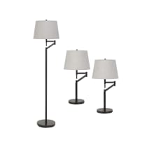 3 Light Lamp Set