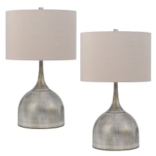 Pair of (2) Evanston 2 Light 26" Tall Accent Table Lamp