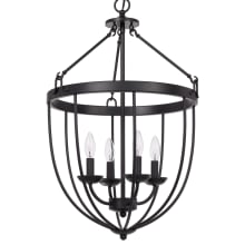 Grafton 4 Light 19" Wide Taper Candle Style Chandelier