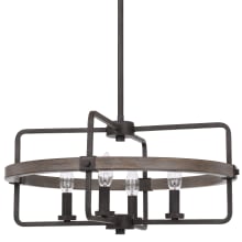 Rawlins 4 Light 21" Wide Taper Candle Style Chandelier