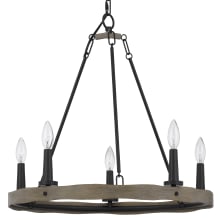 Maidstone 5 Light 23" Wide Taper Candle Style Chandelier