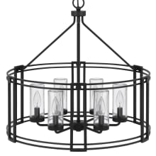 Luton 6 Light 24" Wide Taper Candle Style Chandelier