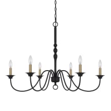 Marino 6 Light 36" Wide Candle Style Chandelier