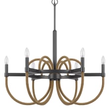 Rowland 6 Light 31" Wide Taper Candle Style Chandelier