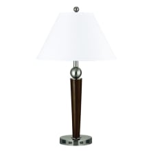 Night Stand Single Light Buffet Table Lamp with (2) USB Ports