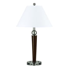 Night Stand 2 Light Buffet Table Lamp with (2) USB Ports