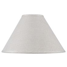 Burlap 13" Tall Light Heather Shade with Spider Type Fitter