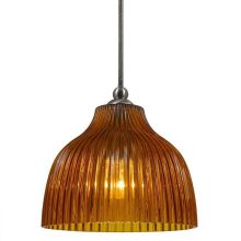 1 Light Uni-Pack Mini Pendant with Orange Shade