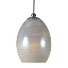 1 Light Uni-Pack Mini Pendant with White Shade