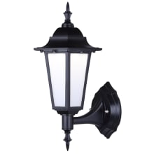 Single Light 15-1/4" High Integrated LED Outdoor Wall Sconce with Warm White Integrated LED