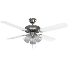 Chateau II 3 Light 4 Blade Hanging Indoor Ceiling Fan