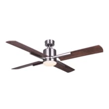 Loxley 52" 4 Blade LED Indoor Ceiling Fan with Remote Control