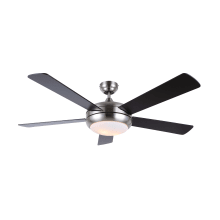 Moderne 52" 5 Blade Indoor Ceiling Fan with Wall Control
