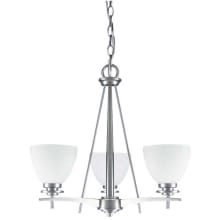 New Yorker 3 Light 19" Wide Chandelier