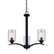 Hampton 3 Light 20" Wide Chandelier