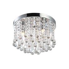 Daya 3 Light 11-3/4" Wide Flush Mount Ceiling Fixture