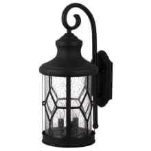 3 Light 8-25/32" Wide Outdoor Wall Sconce