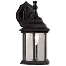 Single Light 12" High Outdoor Wall Sconce