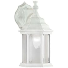 Single Light 12" High Outdoor Wall Sconce