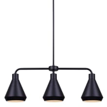 Byck 3 Light 32" Wide Linear Chandelier