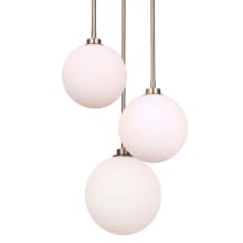 Simone 3 Light 15" Wide Multi Light Pendant